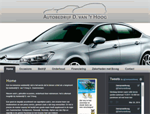 Tablet Screenshot of dvanthoog.nl